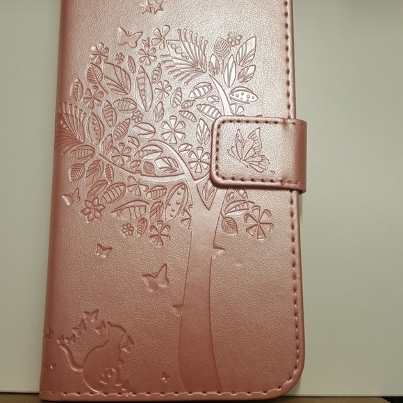Wallet case for iphone xs max 6.5" color goldrose - Picture 2 of 8